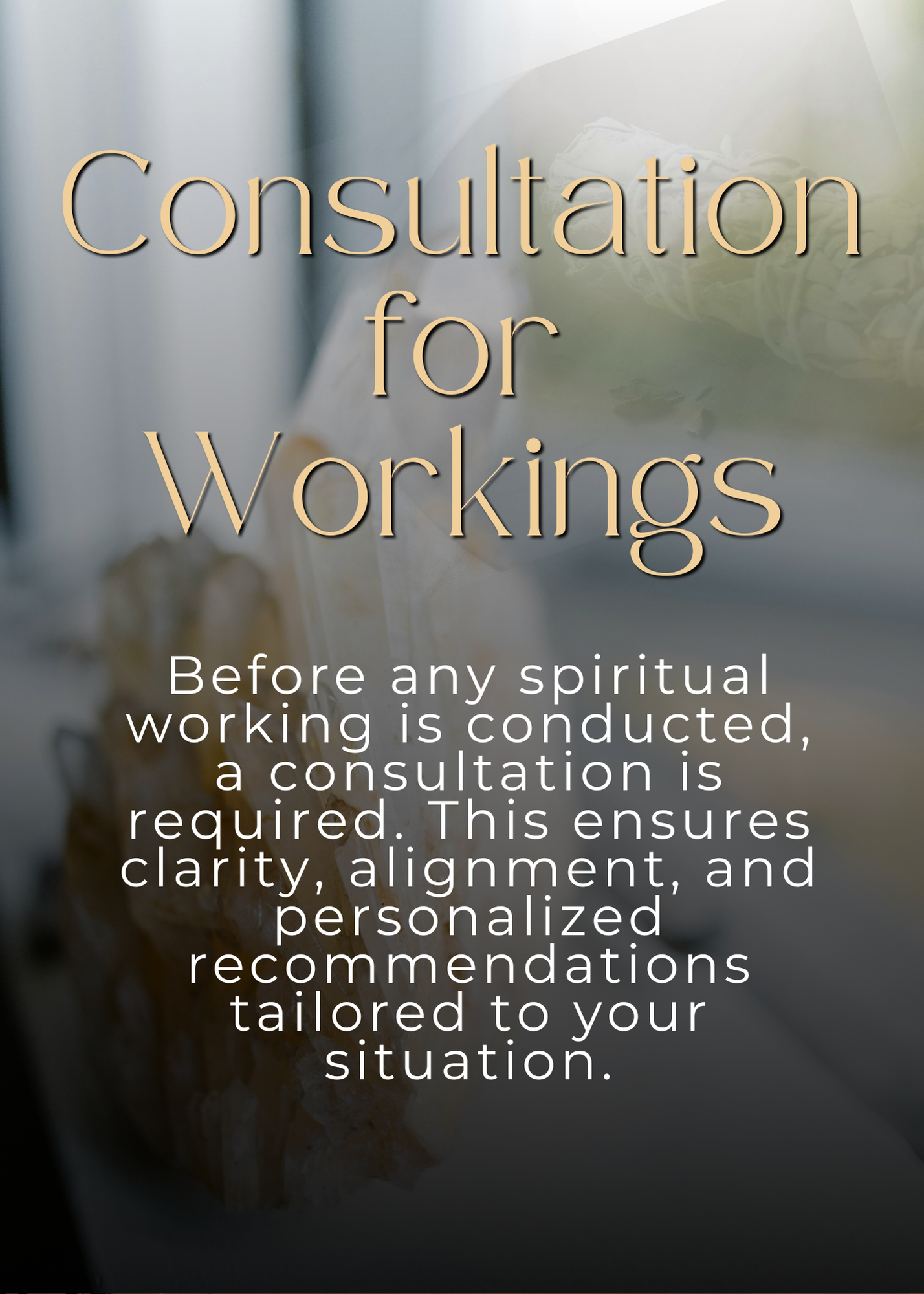 Consultation for Workings