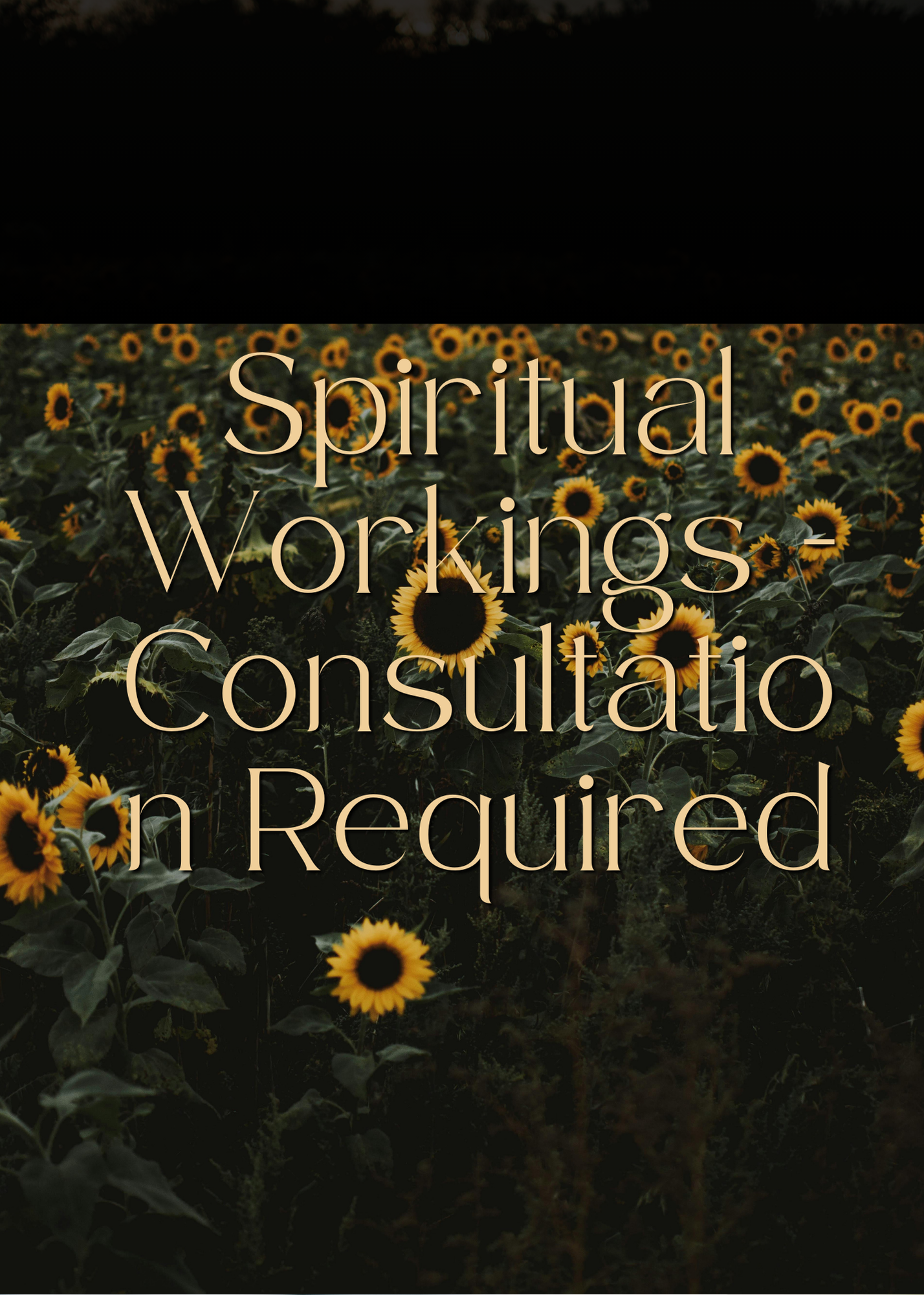 Spiritual Workings (Consultation Required)